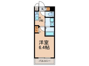 エルプエンテ緑橋の物件間取画像